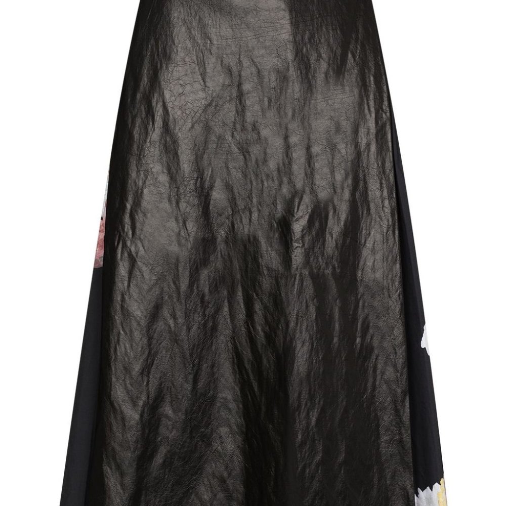 Rejina Pyo Belma faux leather midi skirt